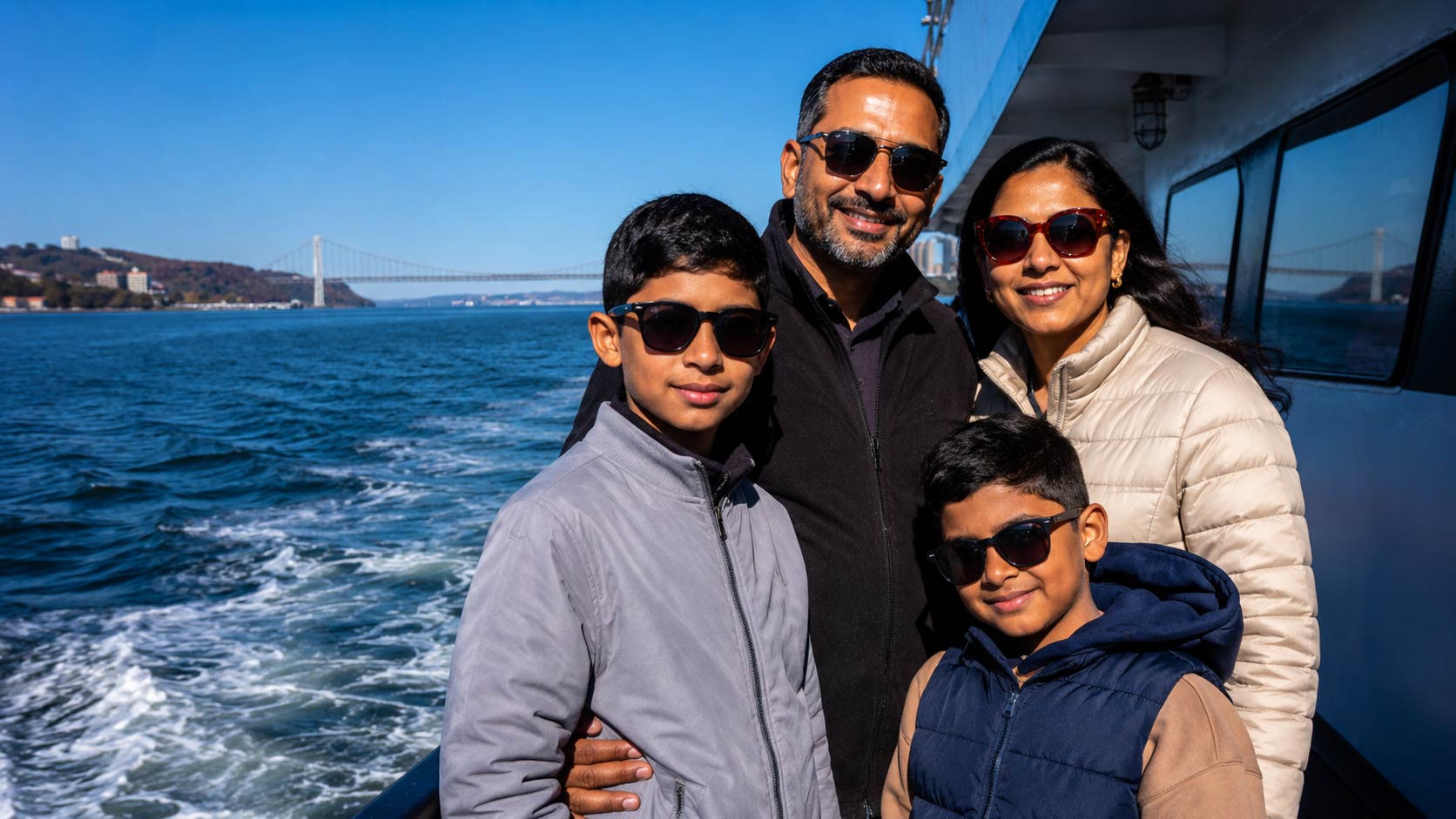 Family-friendly NYC boat tour with skyline views